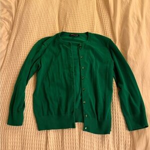 Cable & Gauge Emerald Button-Up Cardigan